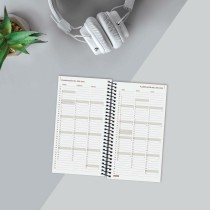 Agenda Finocam YEAR Noir Mini 9,4 x 17,1 cm 2025