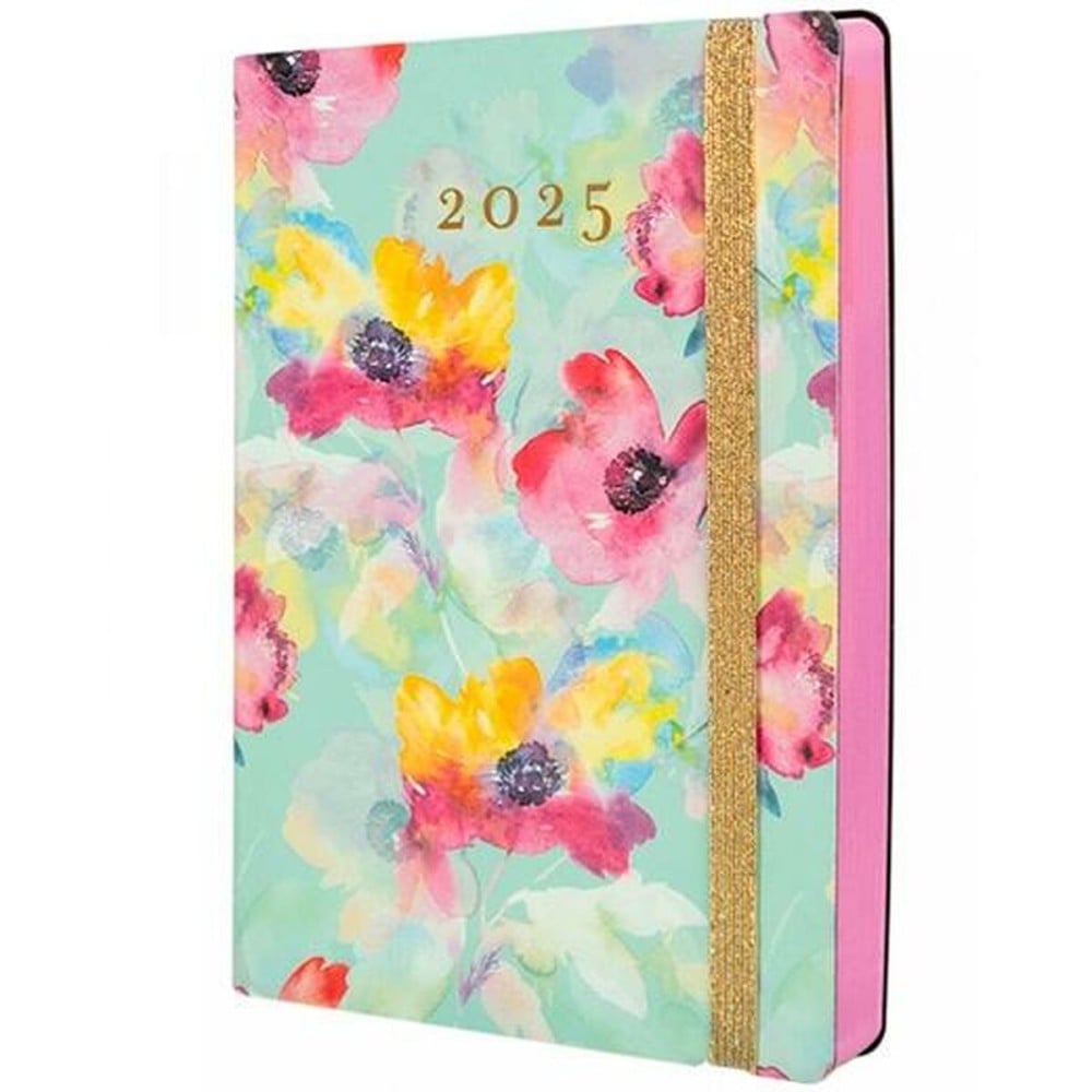 Diary Finocam FLEXI JOY A5 14,8 x 21 cm 2025 Floral