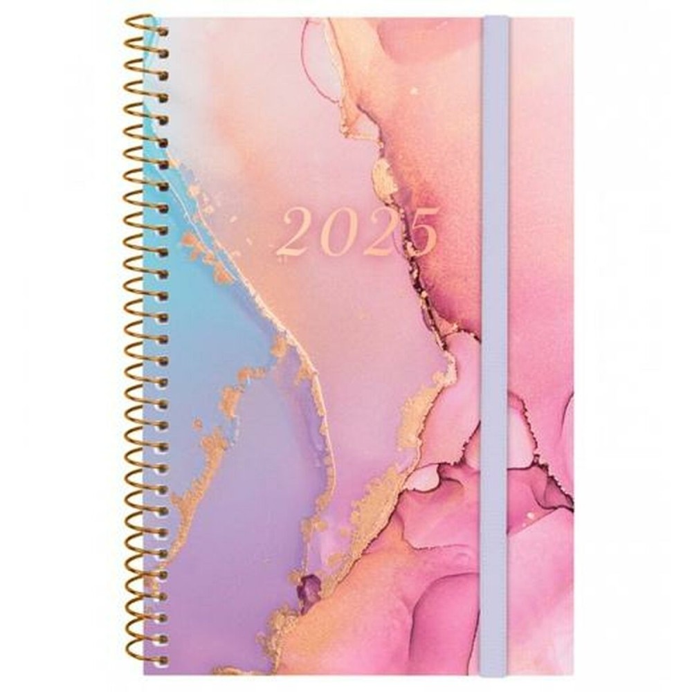 Diary Finocam DESIGN COLLECTION 11,7 x 18,1 cm 2025 Floral