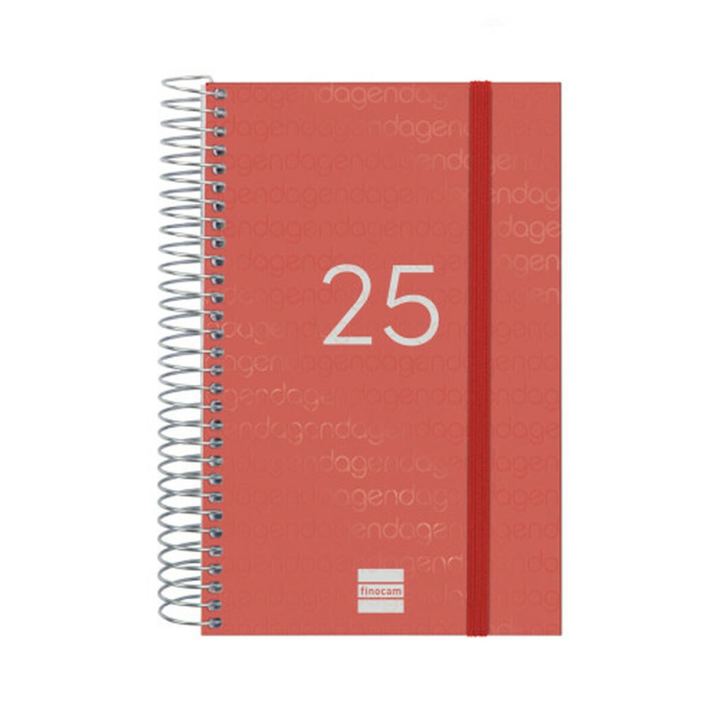 Diary Finocam YEAR Red 11,7 x 18,1 cm 2025