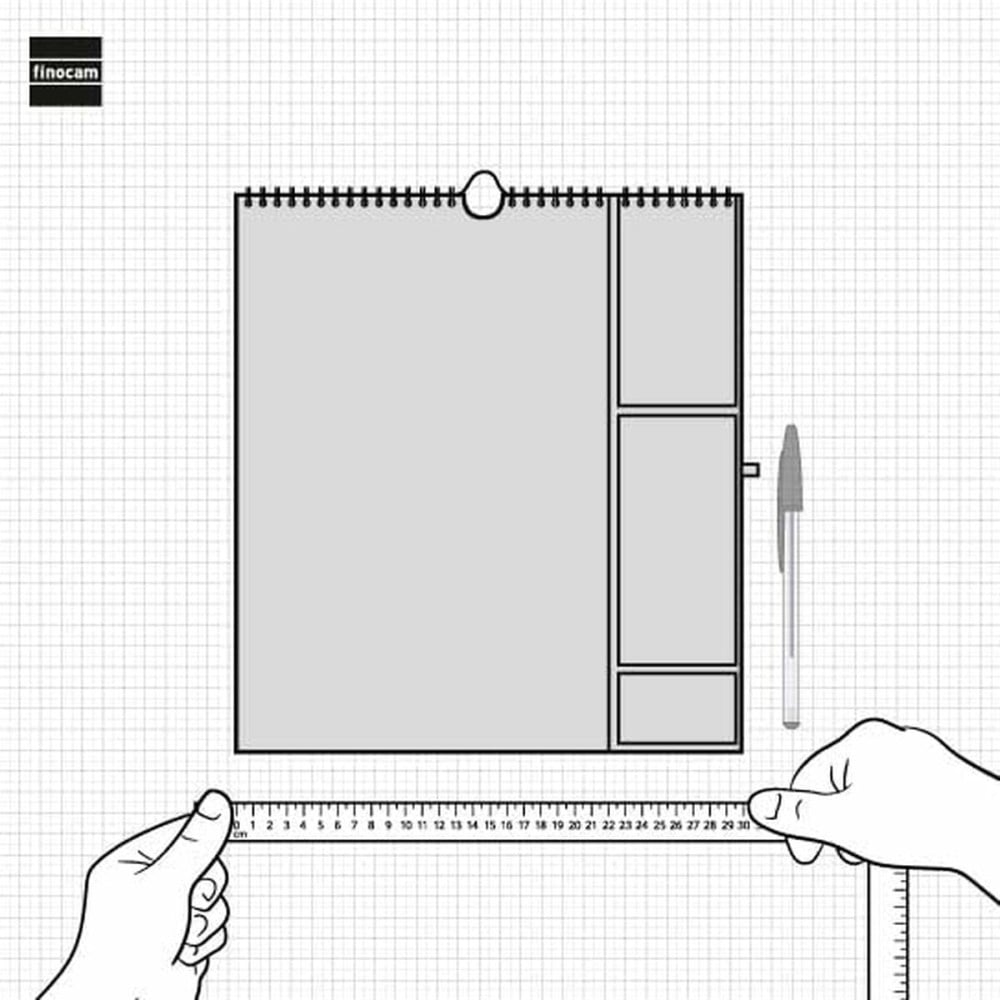 Wandkalender Finocam Papier 2025 21,5 x 32,5 cm