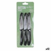 Jeu de couteaux d'éplucheur Quttin Basic 6 Pièces 19,5 x 2 x 1 cm (12 Unités)