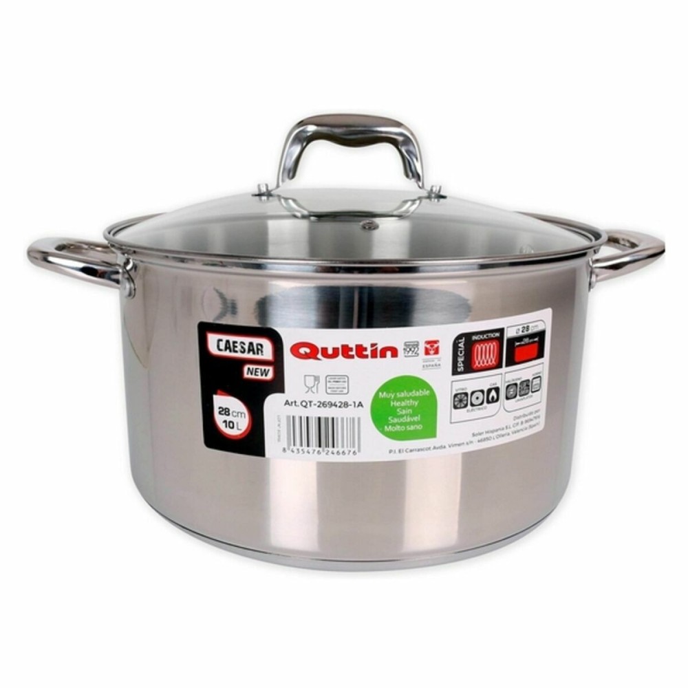 Pan Quttin 139513 Steel 10 L (2 Units)
