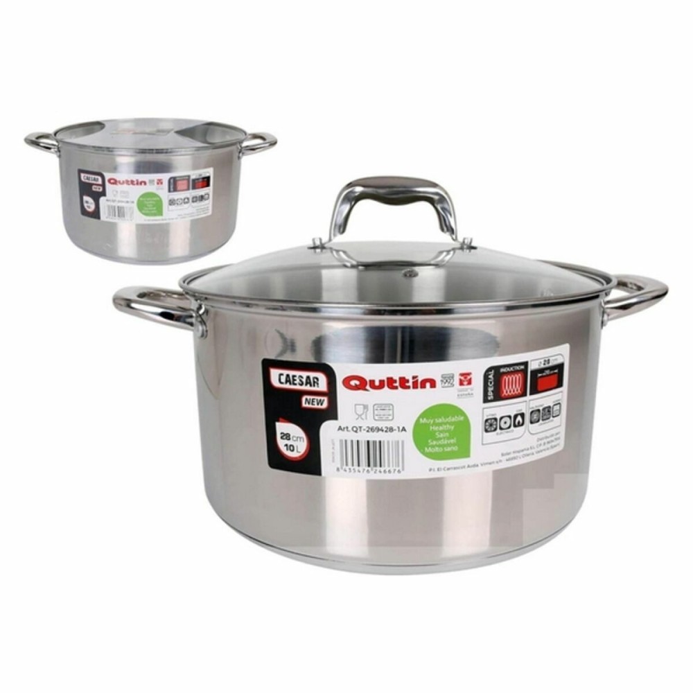 Pan Quttin 139513 Steel 10 L (2 Units)