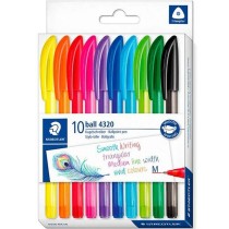 Kugelschreiber-Set Staedtler 4320 M Bunt 1 mm 10 Stücke