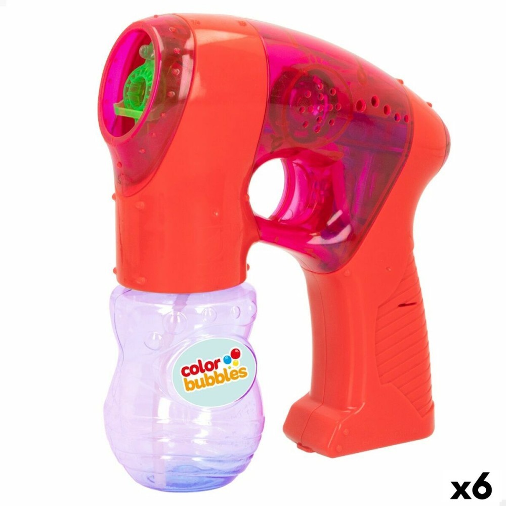 Soap Bubble Gun Colorbaby 14 x 16,5 x 5,5 cm 6 Units