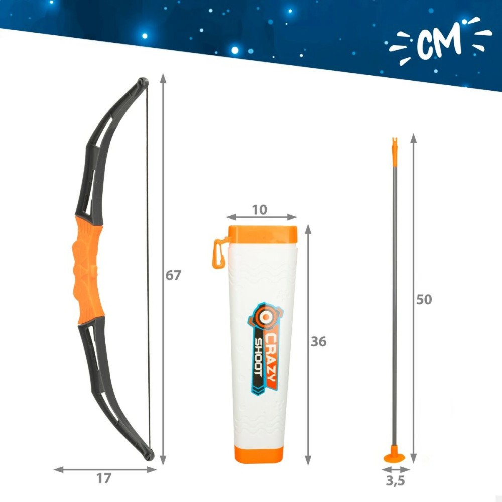 Archery Set with Target Colorbaby 6 Units