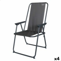 Chaise de camping pliante Aktive 44 x 88 x 44 cm (4 Unités)