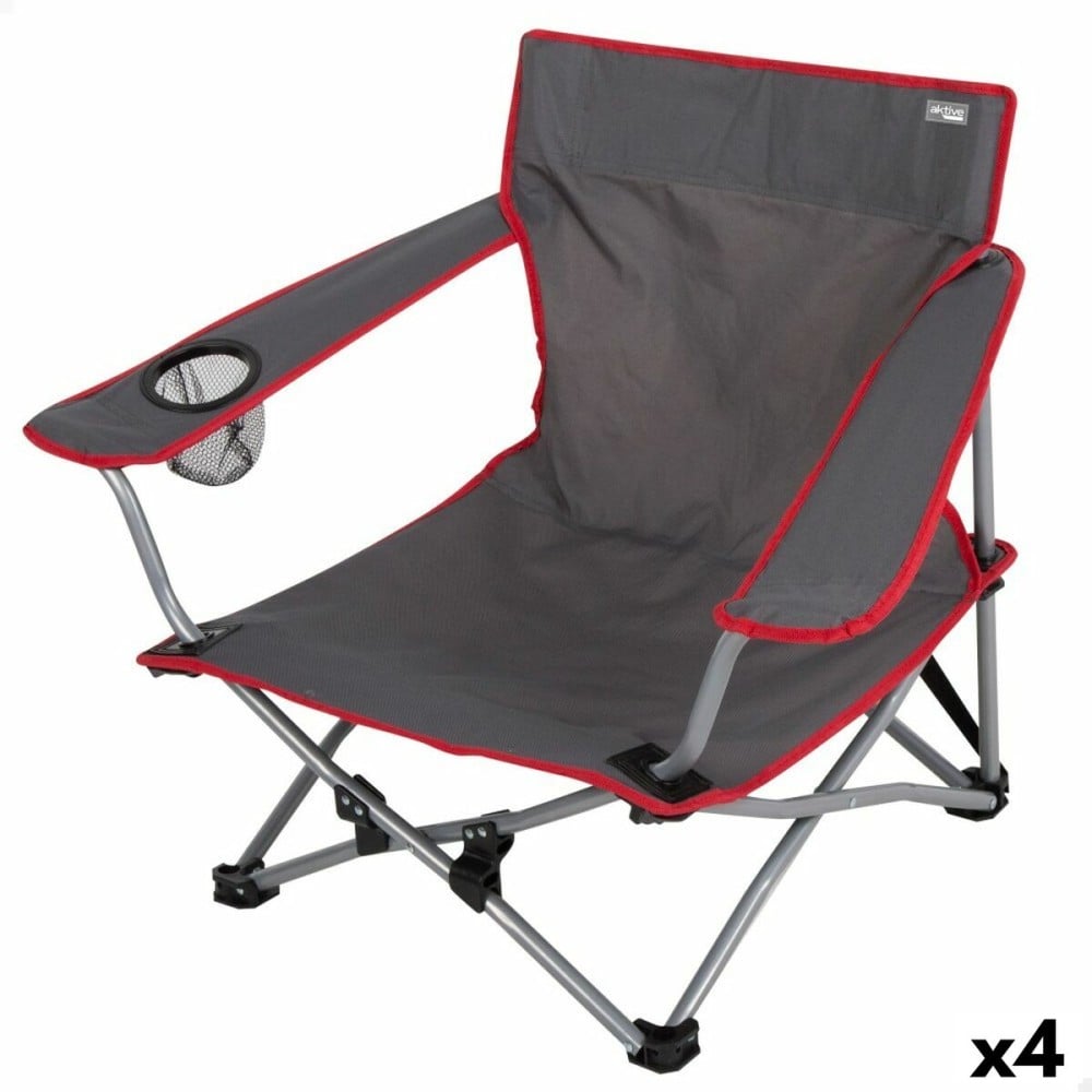 Foldable Camping Chair Aktive (4 Units)