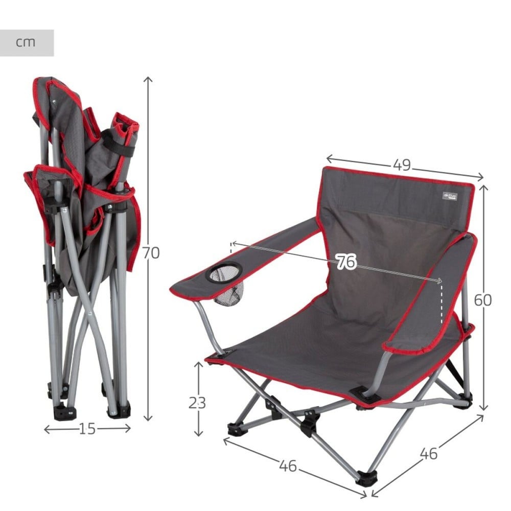 Foldable Camping Chair Aktive (4 Units)