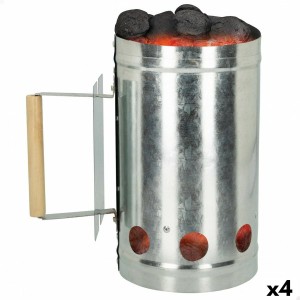 Barbecue Portable Aktive 16 x 27,5 x 16 cm (4 Unités)