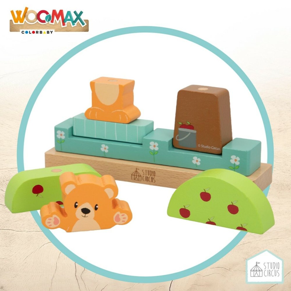 Building Blocks Game Woomax 8 Pieces (6 Units)