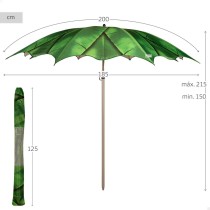 Parasol Aktive 200 x 215 x 200 cm (6 Unités)