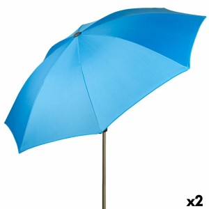 Parasol Aktive 220 x 210 x 220 cm (2 Unités)