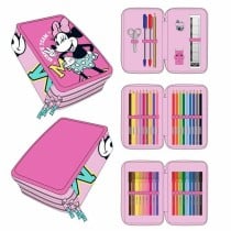 School Case Minnie Mouse Fuchsia 12,5 x 6,5 x 19,5 cm