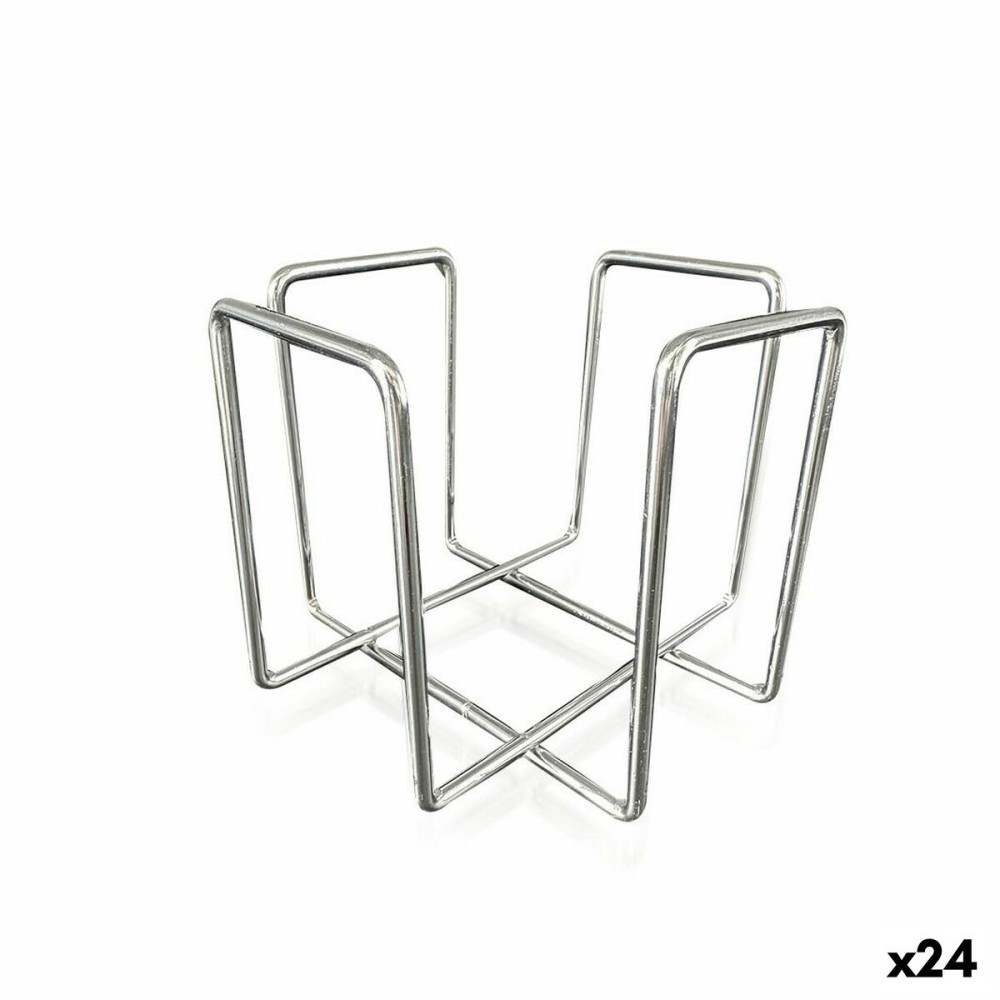 Porte-serviettes Quttin 11,8 x 11,8 x 9,5 cm (24 Unités) Chrome