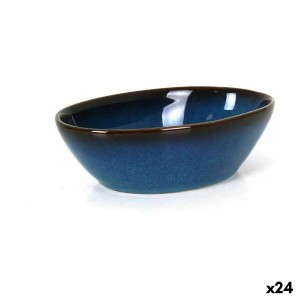 Schüssel für Vorspeisen La Mediterránea Pica-pica Blau Oval 14,2 x 8,5 x 4,2 cm (24 Stück)