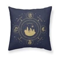 Housse de coussin Harry Potter Christmas Gold Blue marine 50 x 50 cm