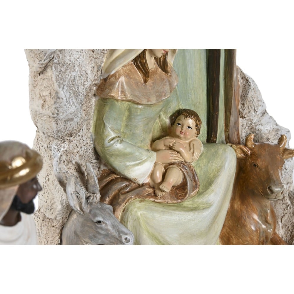 Christmas nativity set Home ESPRIT Multicolour Resin 19,5 x 11 x 31,5 cm (2 Units)