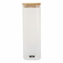 Boîte Quttin Bambou Carré 1,3 L 8 x 27 cm (12 Unités)