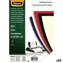 Binding Covers Fellowes Delta 100 Pieces Black A4 Cardboard (10Units)