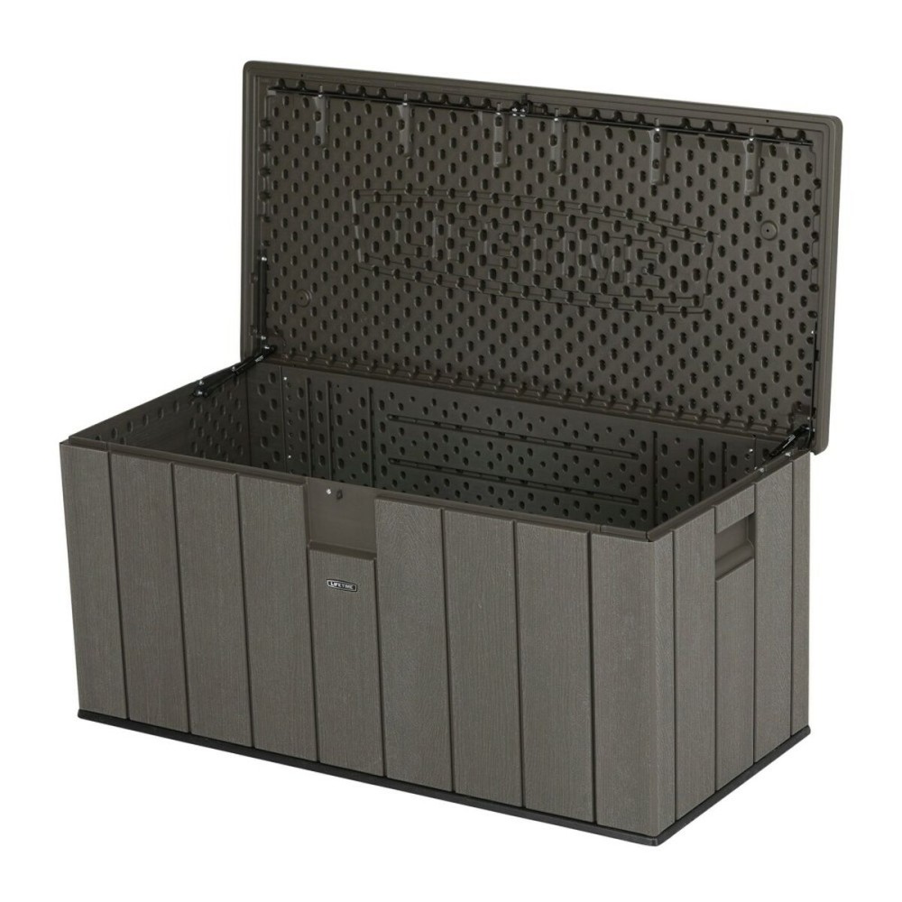 Outdoor Chest Lifetime Brown 570 L 150 x 69 x 72 cm Steel Plastic