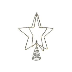 Christmas star Lumineo Silver Cable 20 x 5 x 25 cm MicroLED