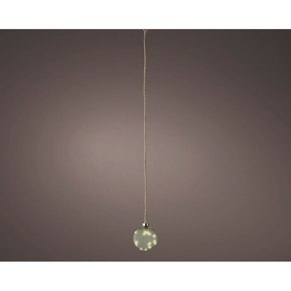 Christmas Bauble Lumineo Jute Crystal For hanging MicroLED