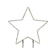 Lighting decoration Lumineo PVC Christmas star 38 cm Stake MicroLED