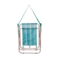 Folding Chair Colorbaby Mediterran 53 x 44 x 76 cm Turquoise White