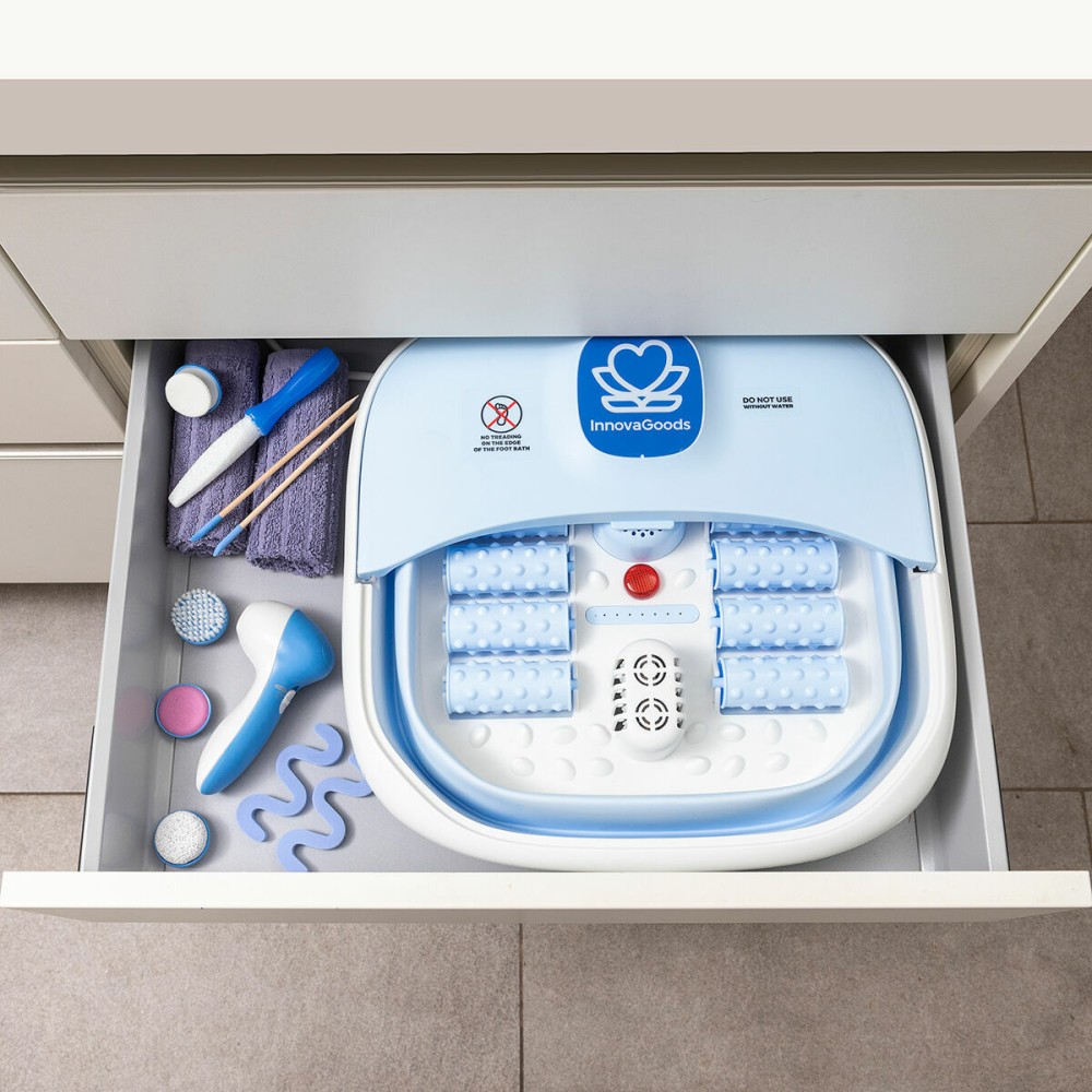 Spa pour les Pieds Pliable avec Rouleaux et Hydromassage Footopy InnovaGoods (Reconditionné A)