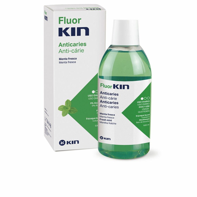 Bain de Bouche Kin Fluorkin Menthe Anti-caries 500 ml