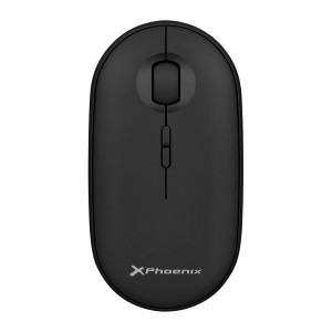 Optical Wireless Mouse Phoenix Black 1600 dpi (1 Unit)