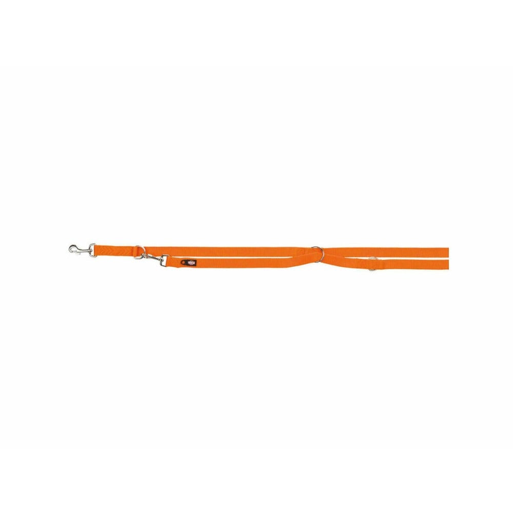 Adjustable dog leash Trixie Orange M/L