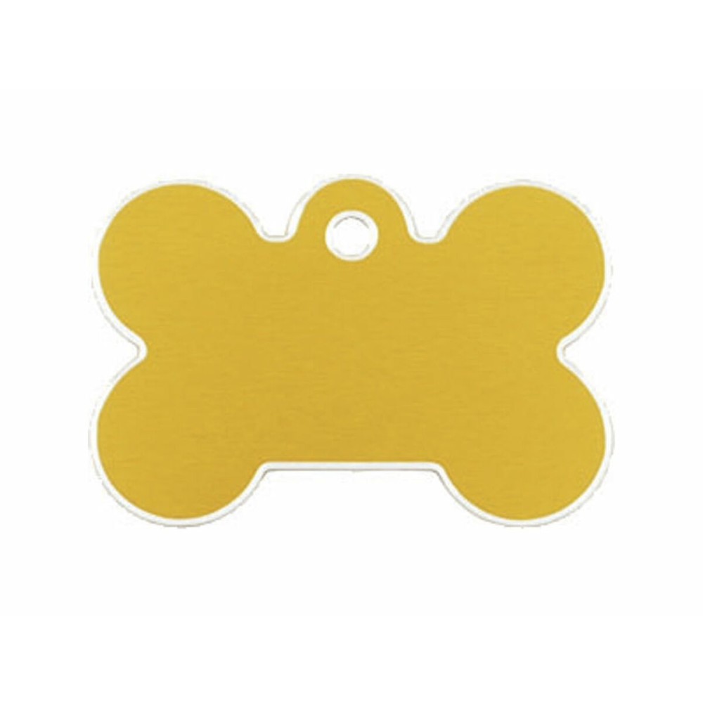 Identification plate Imarc Bone Yellow Golden