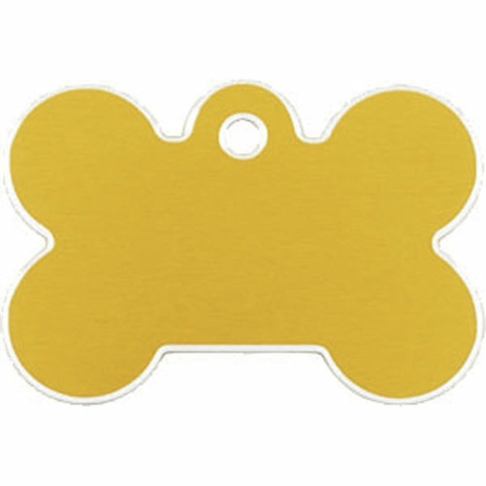 Identification plate Imarc Bone Yellow Golden