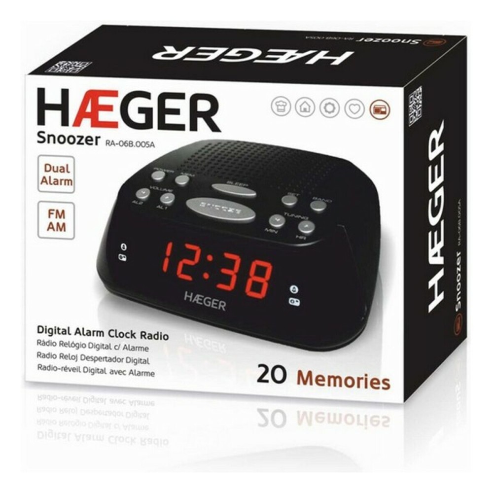 Clock-Radio Haeger RA-06B.005B Black