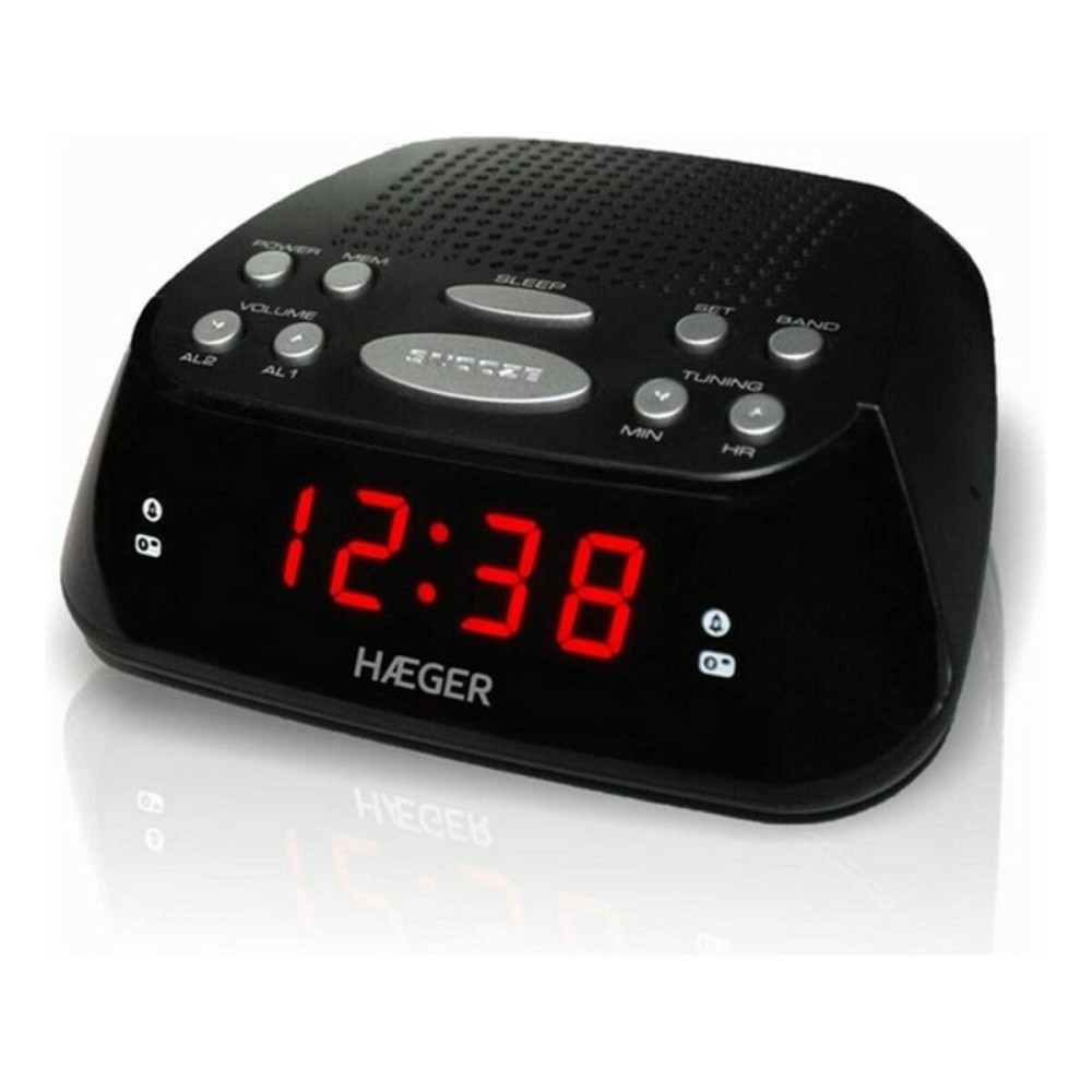 Radio-réveil Haeger RA-06B.005B Noir