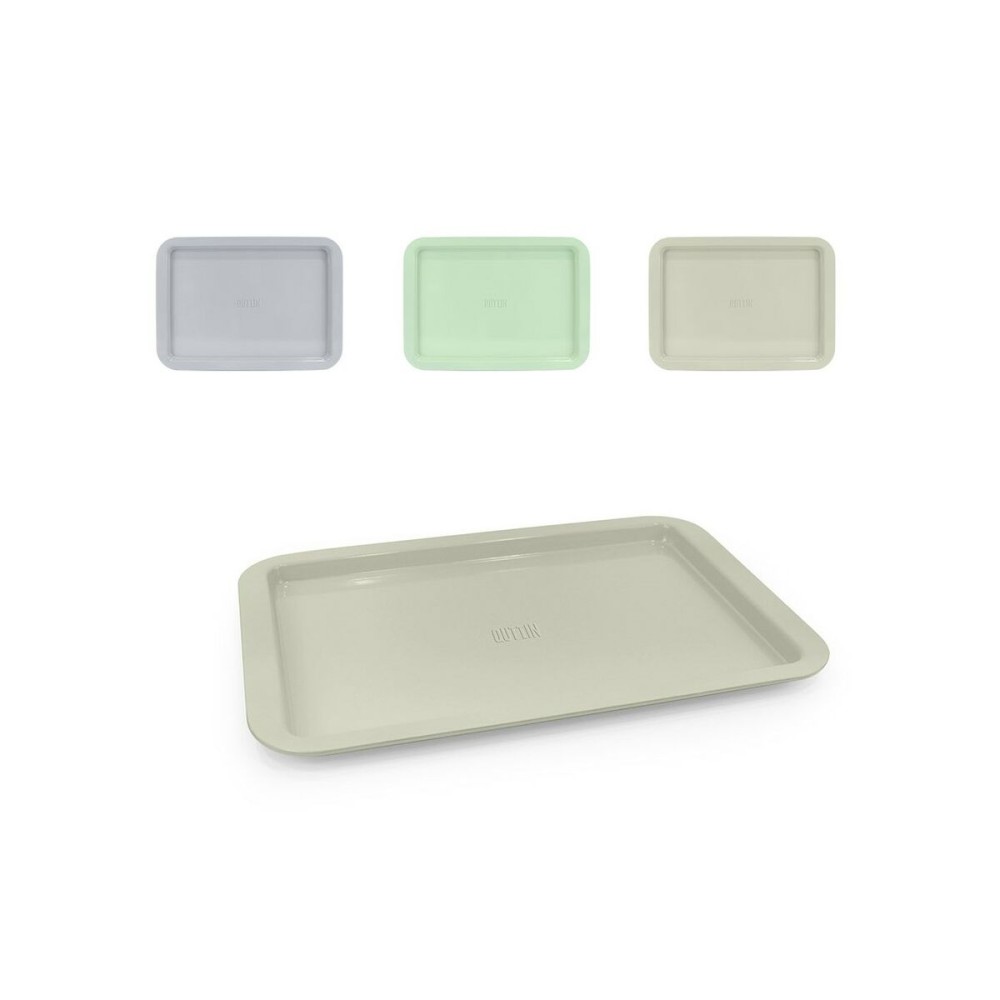 Breakfast tray Quttin Metal 38 x 27 x 2 cm (12 Units)