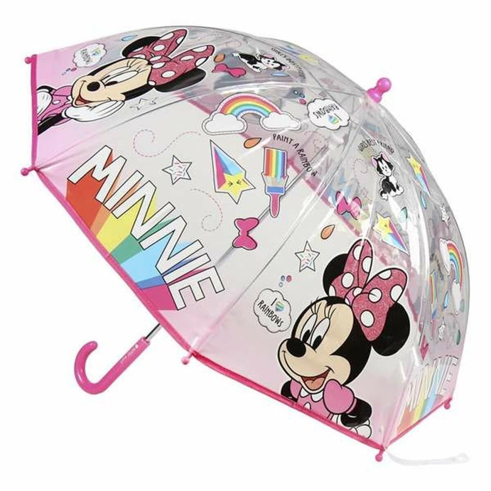 Umbrella Minnie Mouse Pink Metal PoE