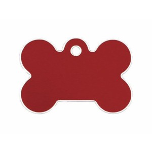 Identification plate Imarc Bone Red