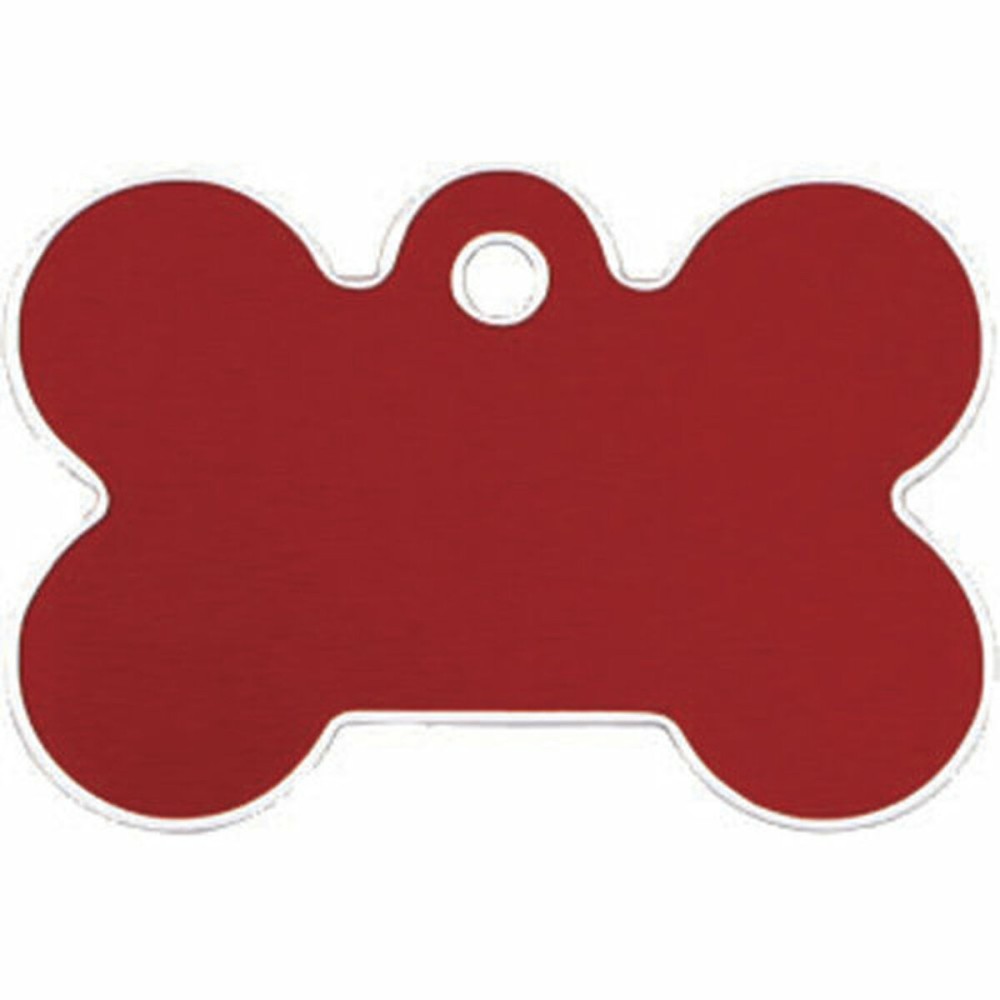 Identification plate Imarc Bone Red