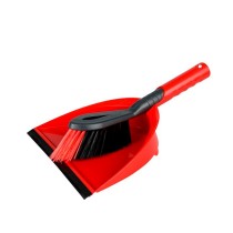 Sweeping Brush and Dustpan Cleaning Set Vileda Red Plastic