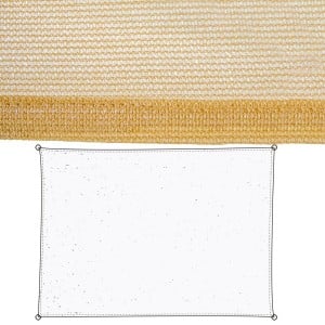 Voiles d'ombrage Vela sombreo Beige 350 x 500 x 1 cm 350 x 1 x 500 cm