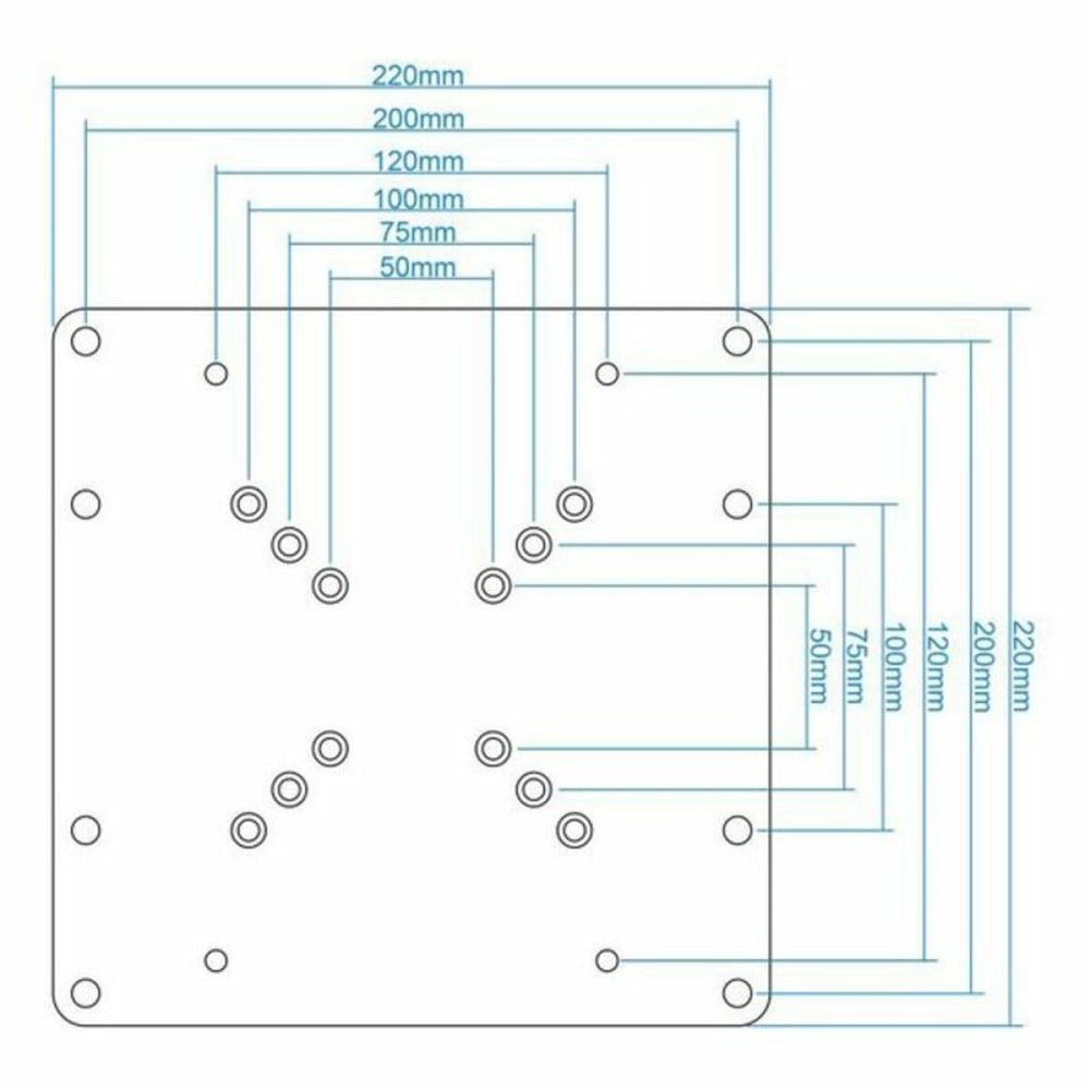 Adaptateur TooQ VMA0200-B 23"-42"