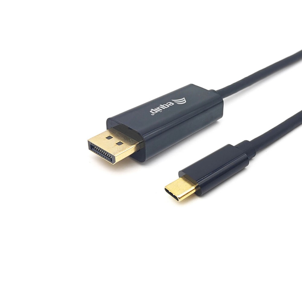 USB A zu USB-C-Kabel Equip 4K/60Hz Grau 1 m