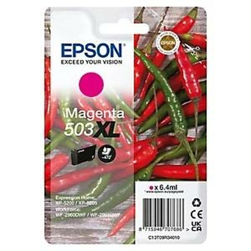 Original Ink Cartridge Epson 503XL Black Cyan Magenta