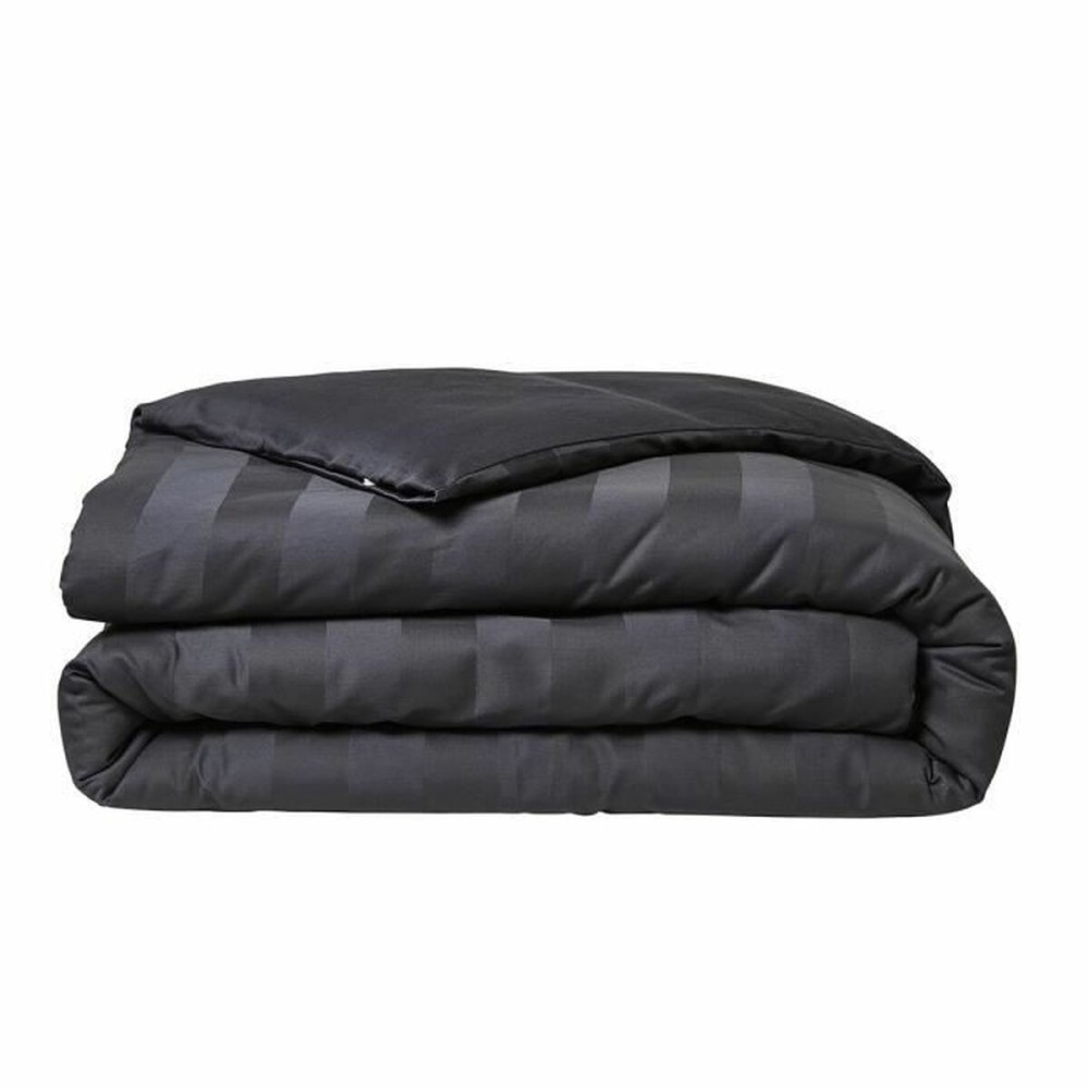 Bettbezug-Set TODAY Satin Schwarz 220 x 240 cm