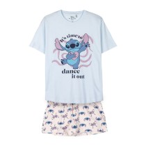 Pyjama D'Été Stitch Bleu