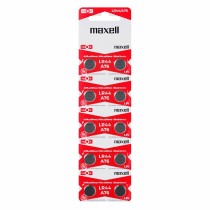 Batteries Maxell 19040800 1,5 V Piles Bouton (10 Unités)